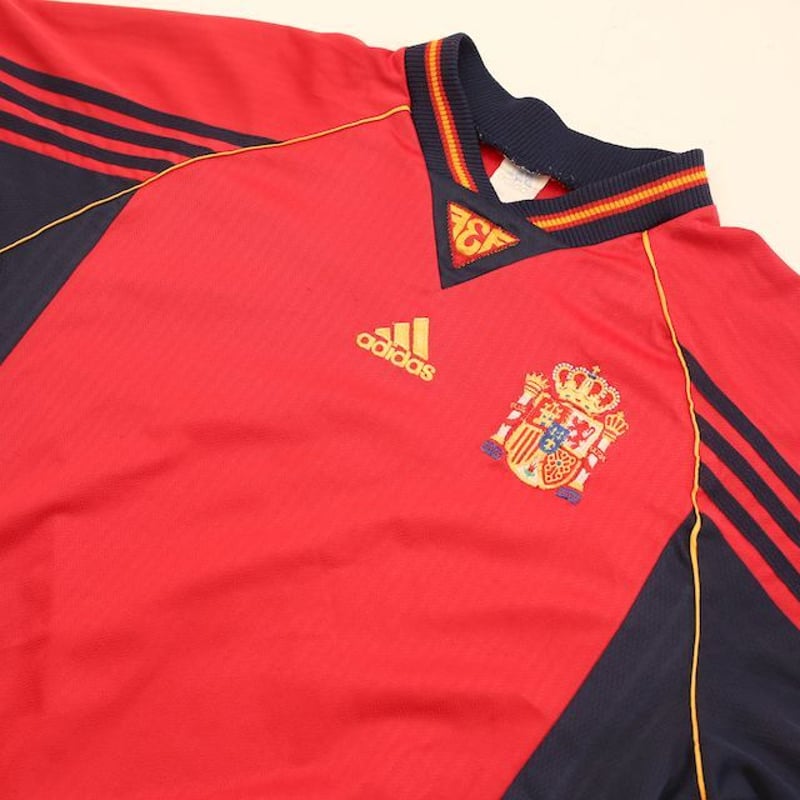 アディダス スペイン代表 サッカー ユニフォーム Tシャツ Spain 98/99 