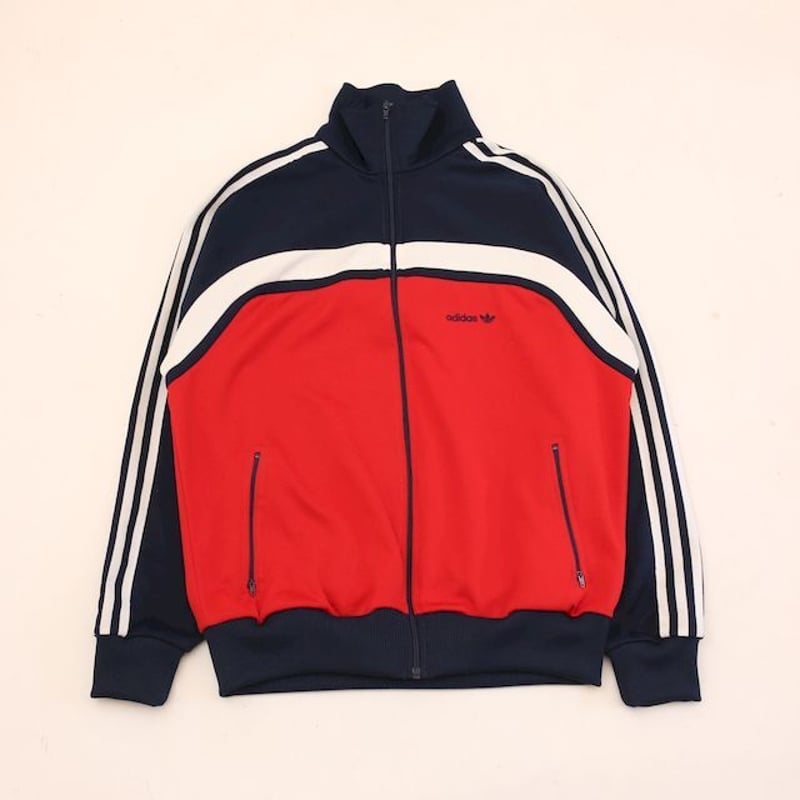 80's アディダス トラックジャケット Adidas Track Jacket# | Blue