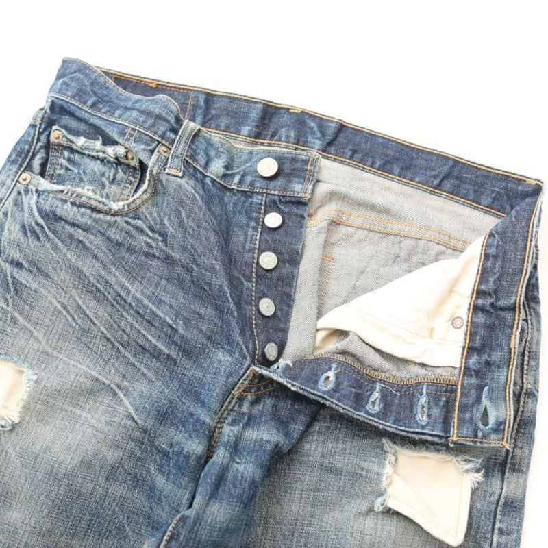 リーバイス501 クラッシュデニム Levi's 501 Damage | Blue リーバイス501 クラッシュデニム Levi's 501 Damage | Blue
