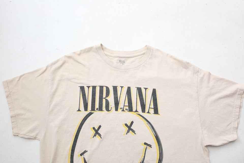 ニルヴァーナ バンド Tシャツ Nirvana Music T-Shirt# | Blue ニルヴァーナ バンド Tシャツ Nirvana Music T-Shirt# | Blue