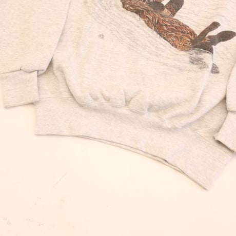 90's ラッコ プリント スウェット  Sea Otter Print Sweat Shirt