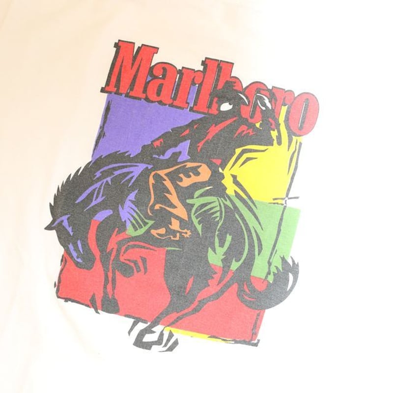 90s マルボロ Tシャツ MaArlboro Cowboy Printed Pocket T