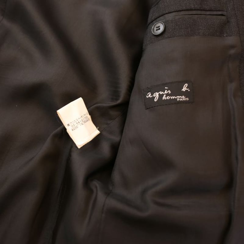 アニエスベー 3ボタン テーラードジャケット Agnes b. 3B Tailored Jac