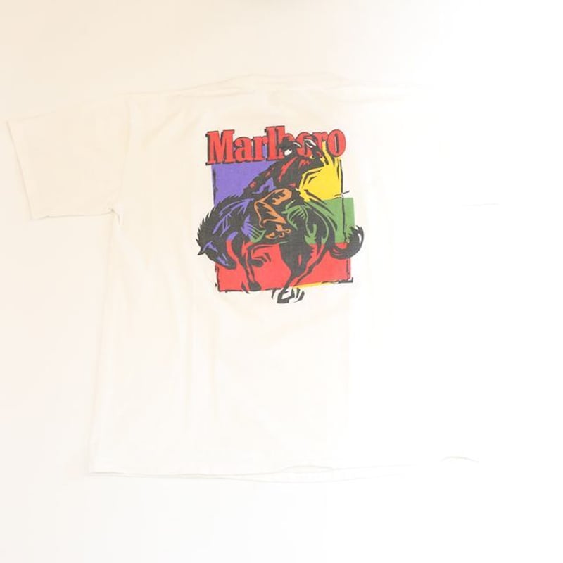 90s マルボロ Tシャツ MaArlboro Cowboy Printed Pocket T 90s マルボロ Tシャツ MaArlboro Cowboy Printed Pocket T