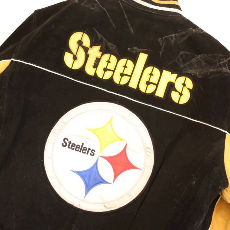 スティーラーズ バーシティジャケット NFL Steelers All Leather Var...