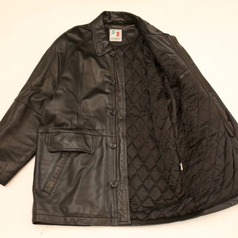 レザーコート Leather Coat Volunt# | Blue レザーコート Leather Coat Volunt# | Blue