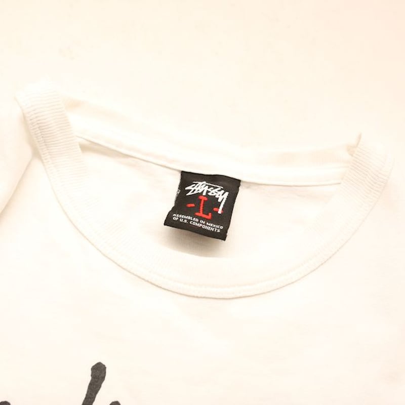 ア*ー様 希少★ステューシー stussy OLDSKOOL FLAVOR ロン Stussy Tシャツ OLD SKOOL FLAVOR L スーパースター stussy