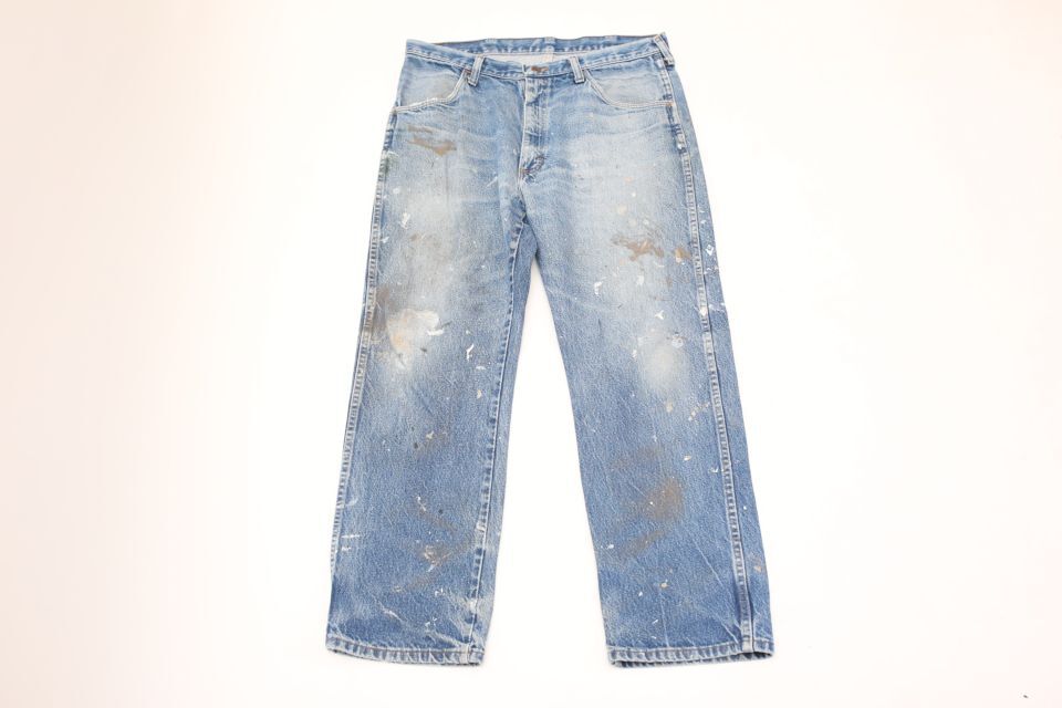 ラスラー ペイント デニムパンツ Rustler Paint Denim Pants | Blue