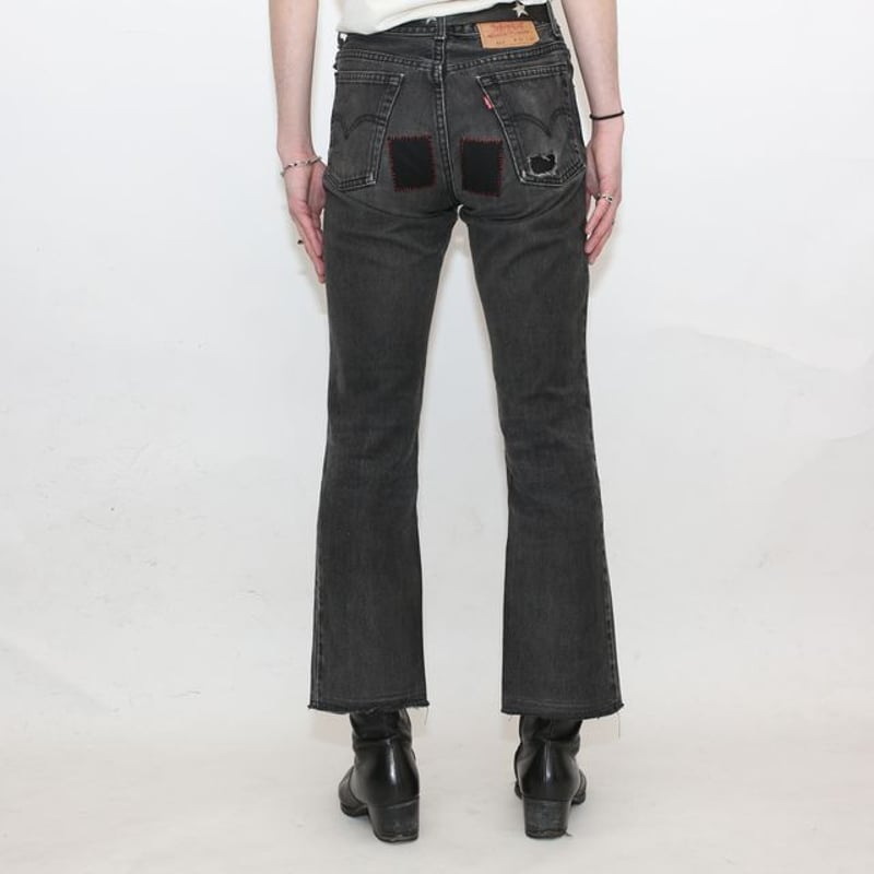 90's リーバイス 517 ブーツカット ブラックデニムパンツ Levi's 90's リーバイス 517 ブーツカット ブラックデニムパンツ Levi's