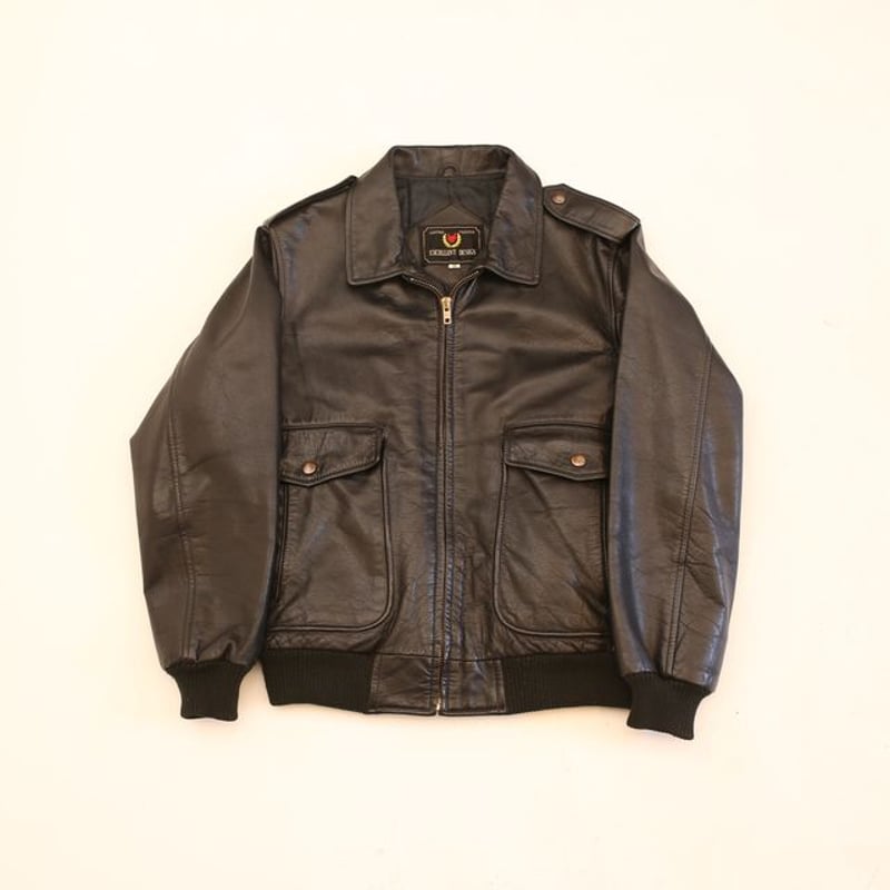 A-2タイプ レザー ジャケット A-2 Type Leather Jacket# | Blue