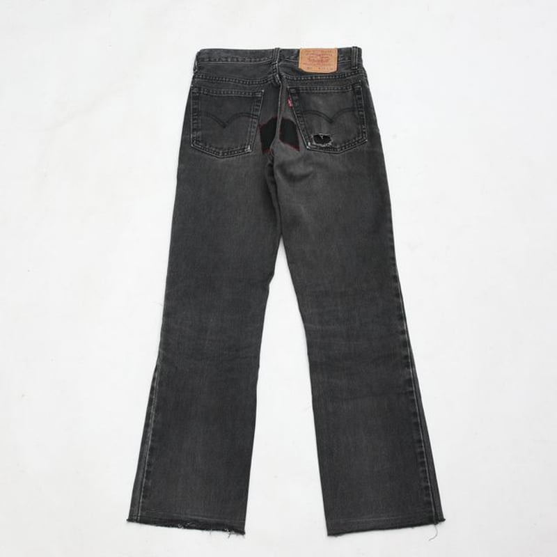 90's リーバイス 517 ブーツカット ブラックデニムパンツ Levi's 90's リーバイス 517 ブーツカット ブラックデニムパンツ Levi's