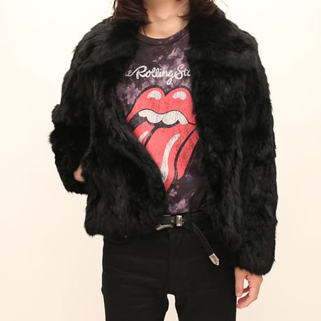 Rabbit Fur Short Jacket