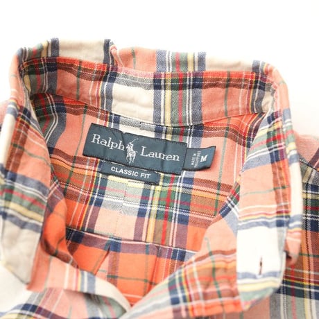 ラルフローレン コットン チェックシャツ Ralph Lauren Checkered Shirt