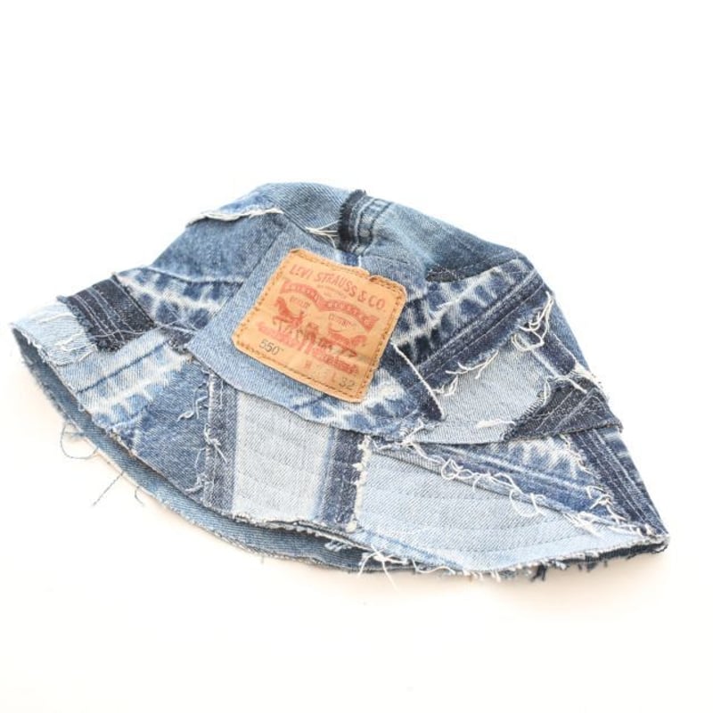 リーバイス ツギハギ デニムバケットハット Levis Patchwork Denim Buc