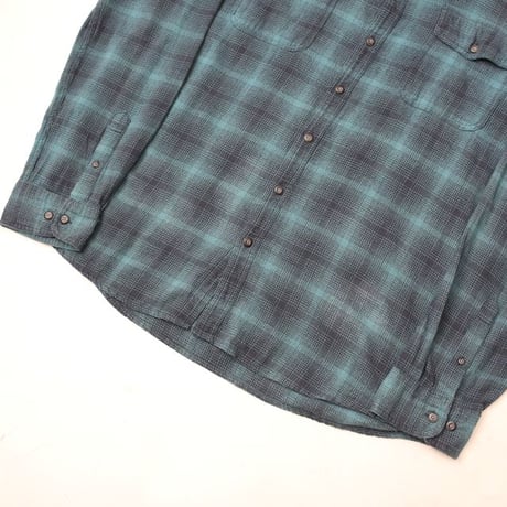 チェック コットン ネルシャツ Plaid Flannel L/S Shirt