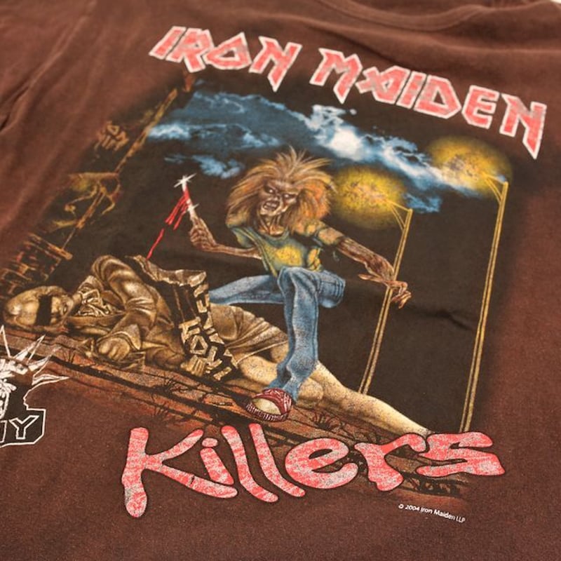 アイアンメイデン バンド Tシャツ Iron Maiden | Blue アイアンメイデン バンド Tシャツ Iron Maiden | Blue