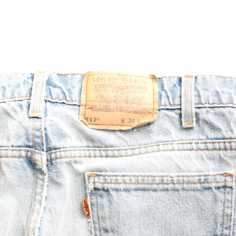 リーバイス 517 ブーツカット デニムパンツ ダメージ加工 2827 リーバイス 517 ブーツカット デニムパンツ ダメージ加工 2827