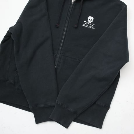 ラグビー ラルフローレン スカル刺繍 裏サーマル ジップアップ スウェット フーディ Rugby Ralph Lauren Thermal Lined Zip Up Sweat Hoodie#