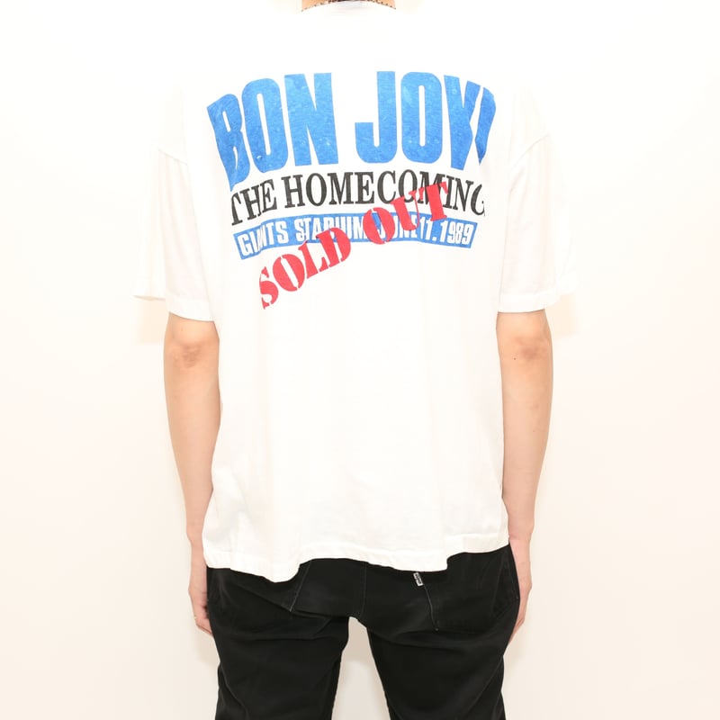 ボンジョヴィ Bon Jovi バンドTシャツ # | Blue ボンジョヴィ Bon Jovi バンドTシャツ # | Blue