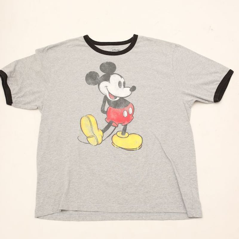 ミッキー ディズニー リンガーTシャツ Mickey | Blue