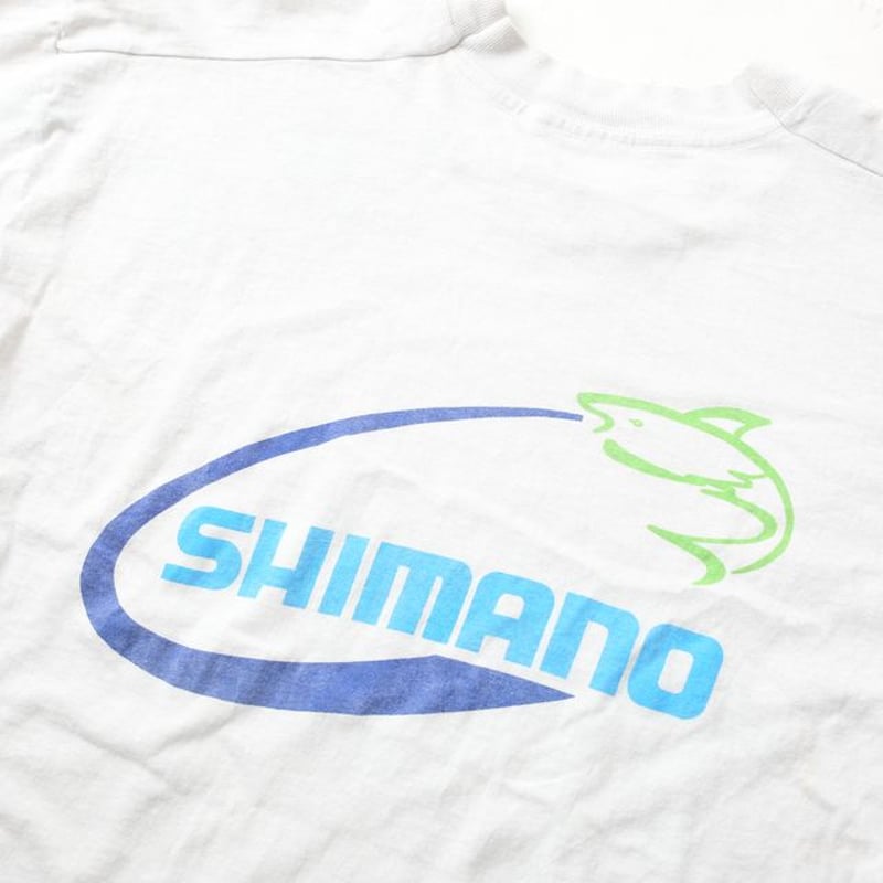 90's シマノ 釣り Tシャツ Shimano Fishing T-Shirt# | Blue 90's シマノ 釣り Tシャツ Shimano Fishing T-Shirt# | Blue
