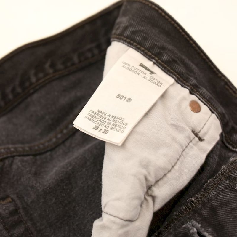 リーバイス501 ブラックデニム Levi's Made in Mexico 501# |