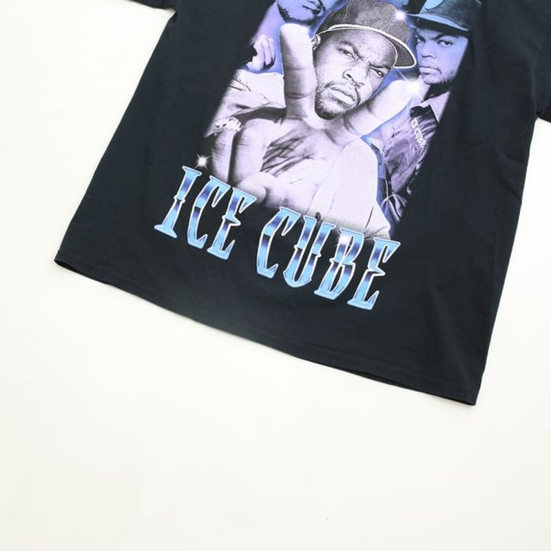 アイス・キューブ ラッパー Tシャツ ICE CUBE HIPHOP T-shirt | Blue アイス・キューブ ラッパー Tシャツ ICE CUBE HIPHOP T-shirt | Blue