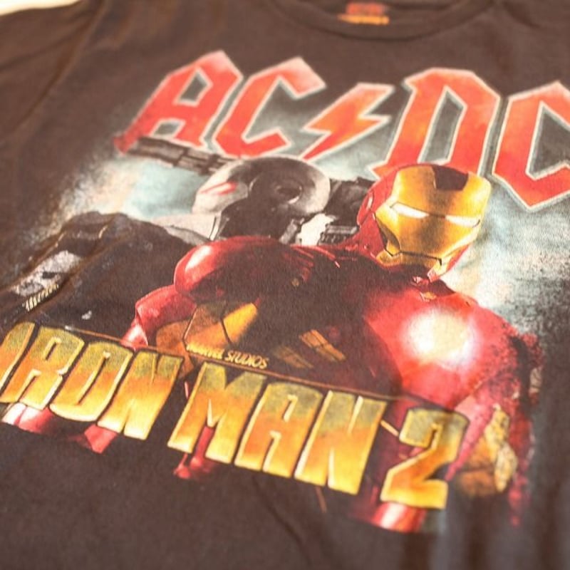 AC/DC × IRONMAN2 Tee | Blue