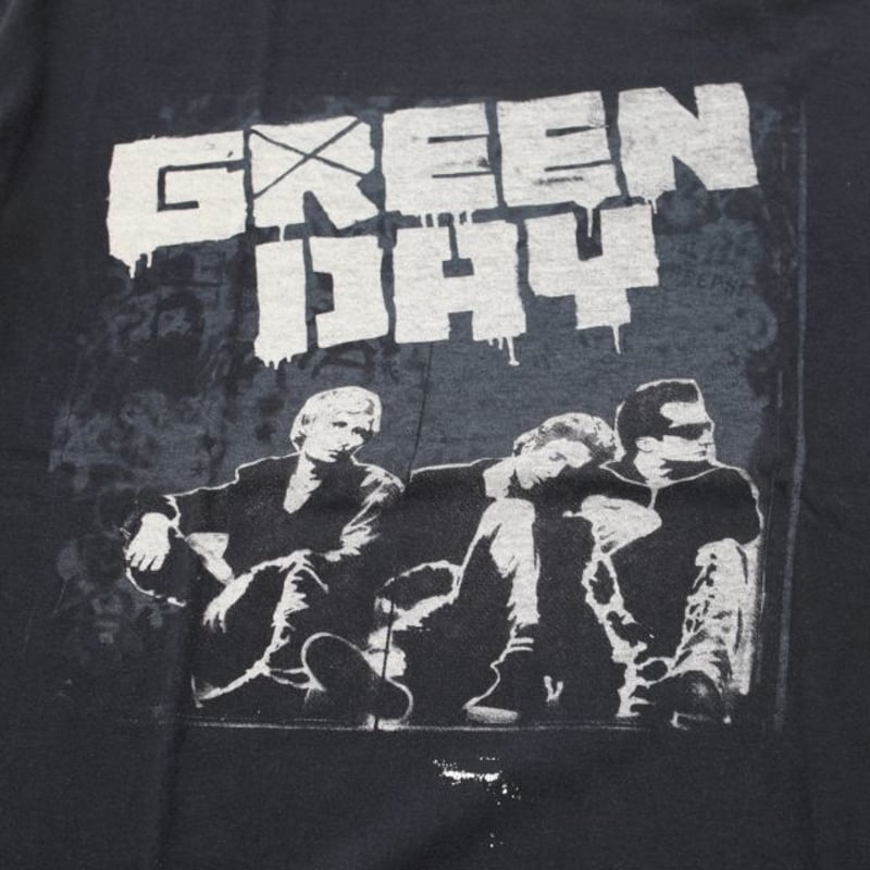 【GREENDAY】バンT ツアーTシャツ　パンクロック　アメリカンイディオット 00s GREEN DAY グリーンデイ バンドTシャツ コピーライト パンク
