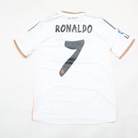 アディダス レアルマドリード 13-14 ロナウド #7 フットボール ゲームシャツ Adidas Real Madrid Ronald Football Game Shirt#