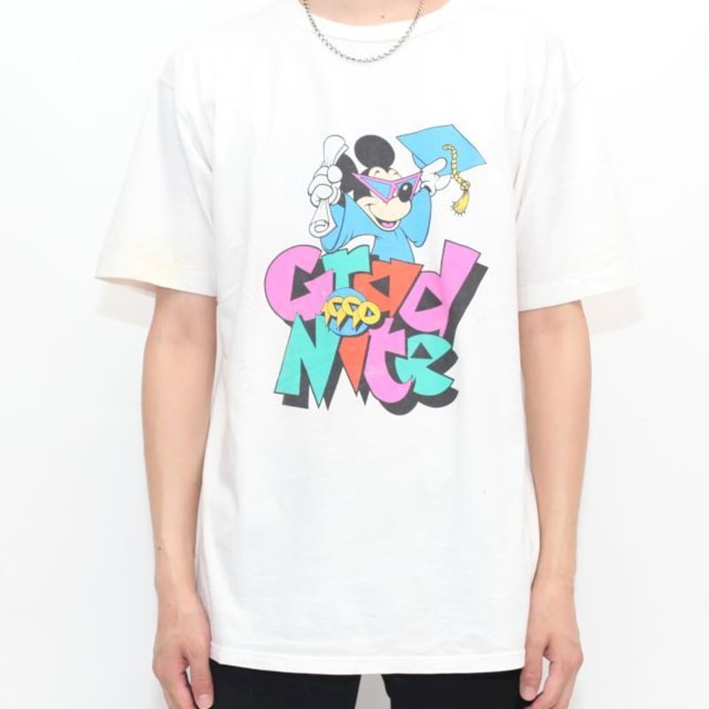 90s Disney Land “GRAD NITE” Tee | Blue 90s Disney Land “GRAD NITE” Tee | Blue
