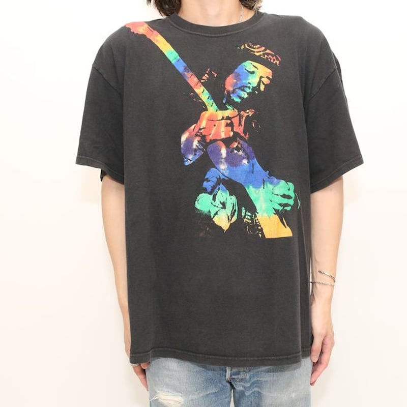 ジミヘンドリックス Tシャツ Jimi Hendrix # | Blue ジミヘンドリックス Tシャツ Jimi Hendrix # | Blue