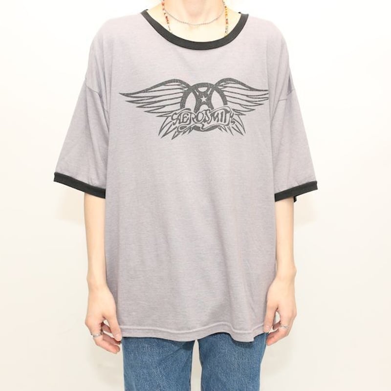 エアロスミス バンドTシャツ リンガーT Aerosmith | Blue エアロスミス バンドTシャツ リンガーT Aerosmith | Blue
