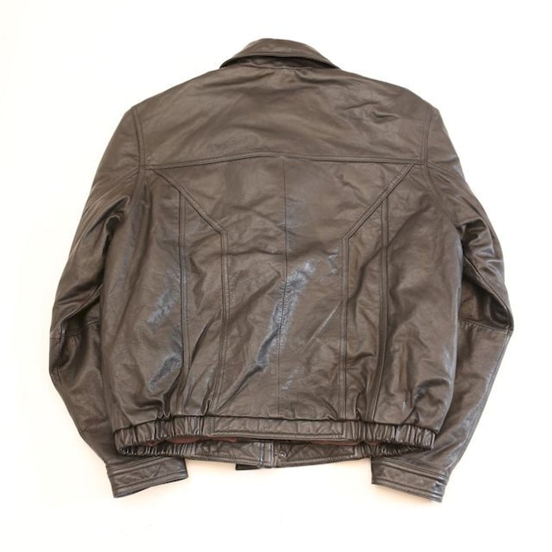 ウィルソンズレザー　シングルライダースジャケット　レザー　ライナー　2XL Liugoo Leathers 本革 UK襟付きシングルライダースジャケット