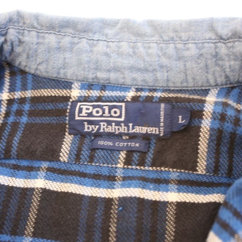 ラルフローレン プルオーバー ネルシャツ Polo by Ralph Lauren Check...