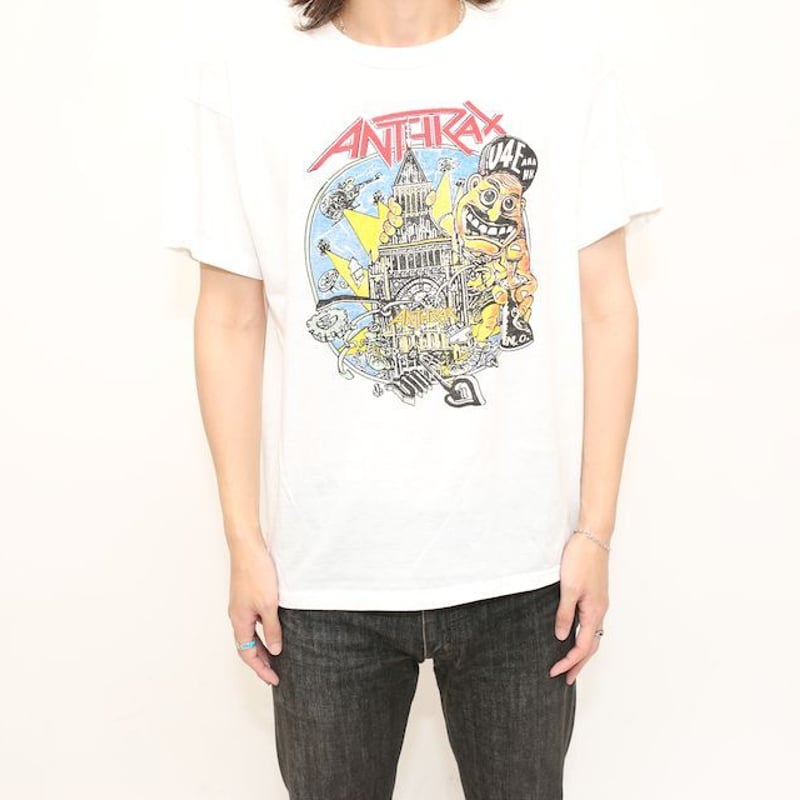 ANTHRAX アンスラックス　バンドTシャツ① 中古・古着通販】バンドTシャツ (バンドTシャツ) 90s ANTHRAX