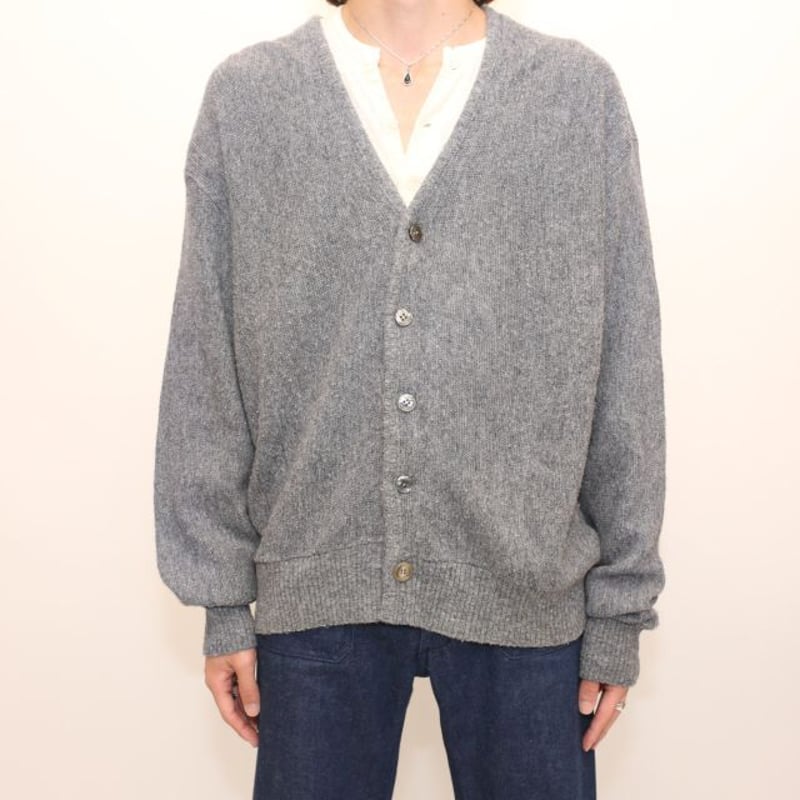 70s キャンパス ニット カーディガン Campus Knit Cardigan | Blue 70s キャンパス ニット カーディガン Campus Knit Cardigan | Blue