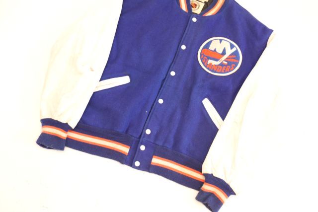 ニューヨーク・アイスランダーズ ヴァーシティジャケット NY Islanders Varsity Jacket