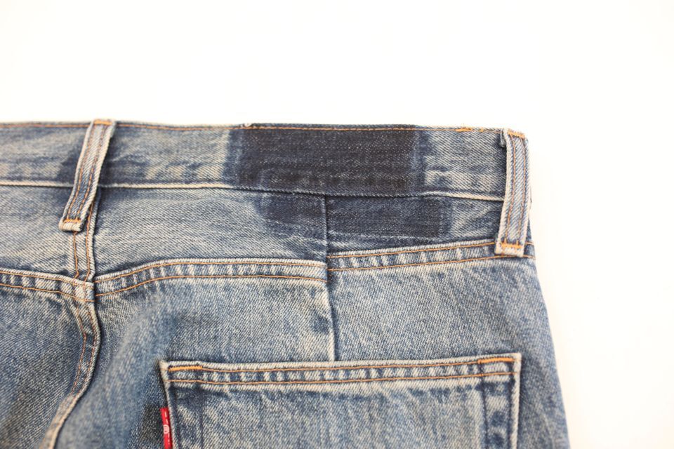 Levi's altered top bow crop