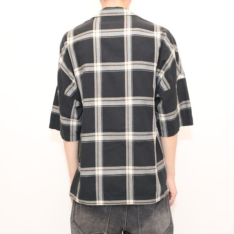 希少 SUNSEA サンシー リネン シルク混 半袖 開襟 シャツ チェック 2025年最新】SUNSEA 半袖シャツの人気アイテム - メルカリ