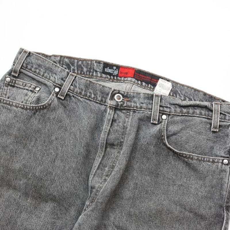 Levi's Silver Tab Loose Black Denim Pants | Blue Levi's Silver Tab Loose Black Denim Pants | Blue