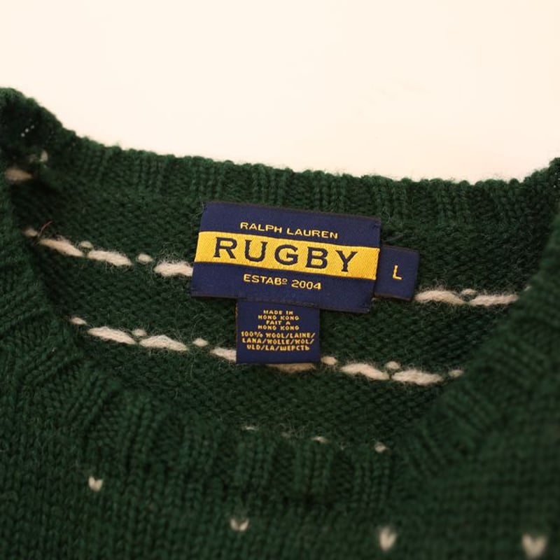 ラグビーラルフローレン スカル柄 ウール ニット セーター Rugby ラグビーラルフローレン スカル柄 ウール ニット セーター Rugby