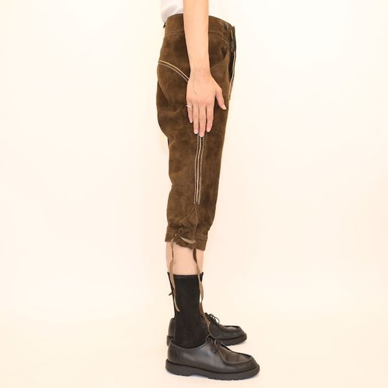 ヌバックレザー ジョッパーズ パンツ Suede Leather Jodhpurs Pants...