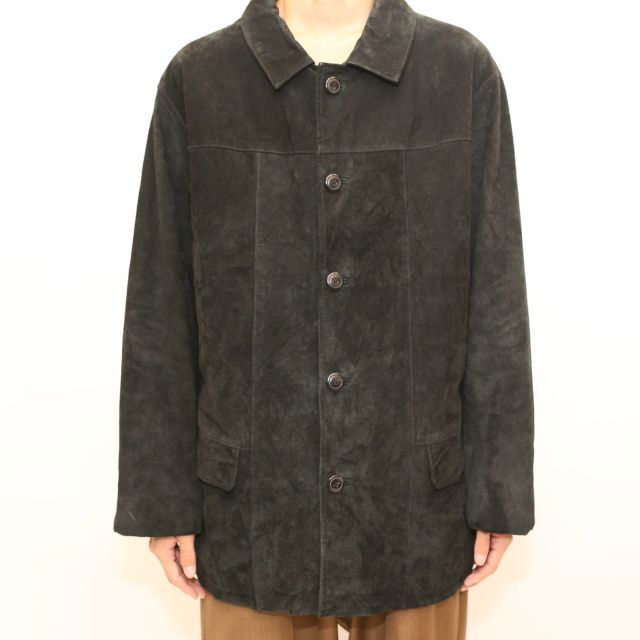 スエードレザー ハーフ カーコート Vintage Suède Leather Car Coat