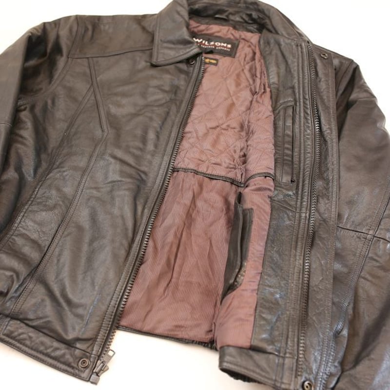 ウィルソンズ レザージャケット Wilsons Leather Jacket＃ | Blue