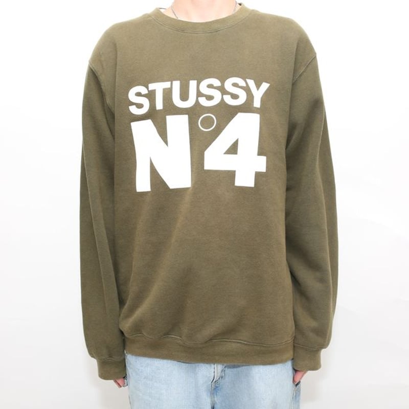 90's ステューシー N°4 スウェット Stussy Sweat | Blue 90's ステューシー N°4 スウェット Stussy Sweat | Blue
