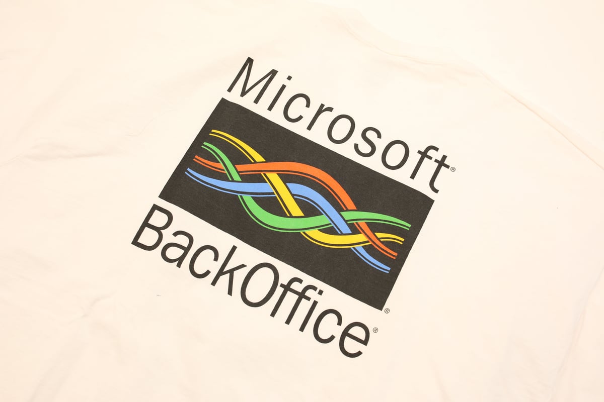 マイクロソフト バックオフィスサーバー Tシャツ BackOffice マイクロソフト バックオフィスサーバー Tシャツ BackOffice
