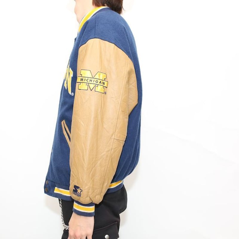 ジャケット・アウター STARTER Leather varsity jacket M STARTER Leather varsity jacket M