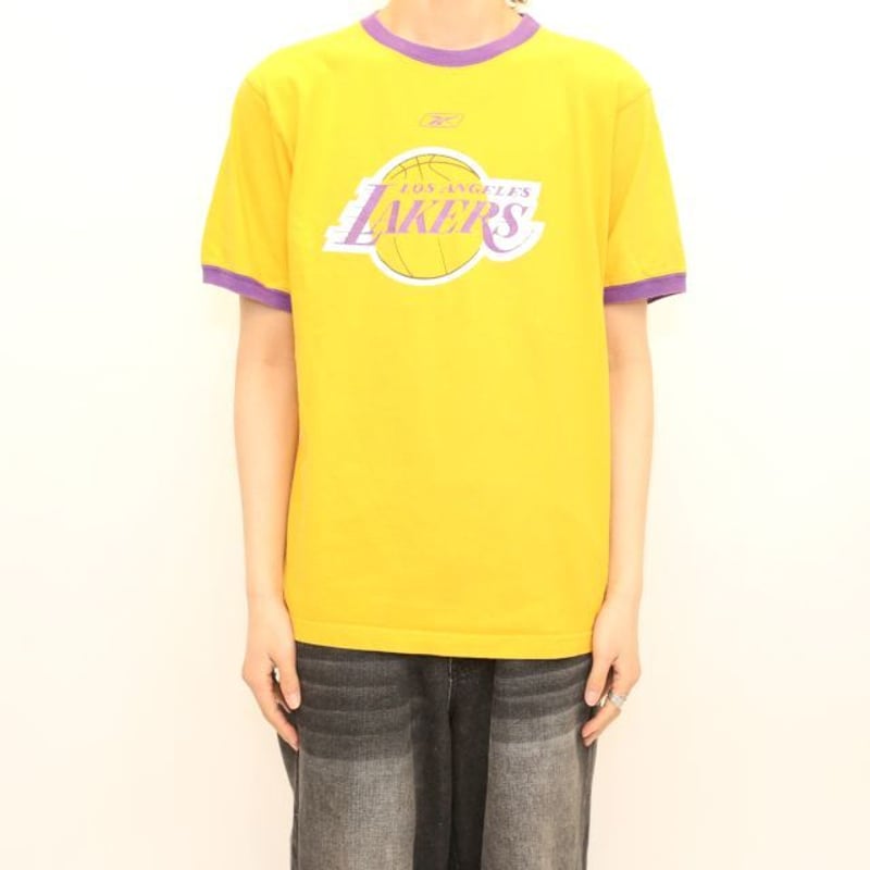 00s レイカーズ リンガーTシャツ Los Angeles Lakers Ringer T- 