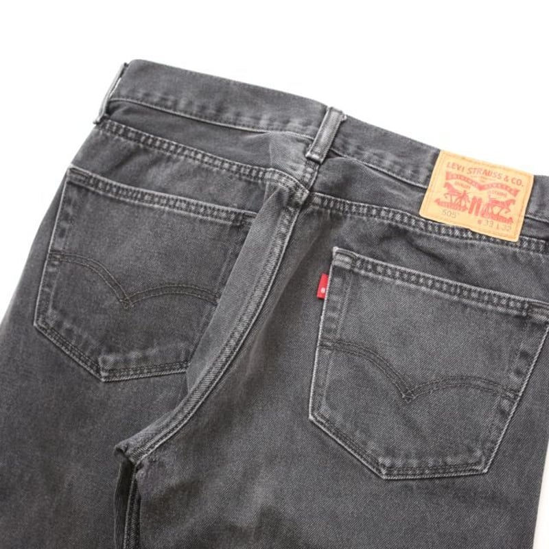 リーバイス 505 ブラックデニムパンツ Levi's Black Denim | Blue